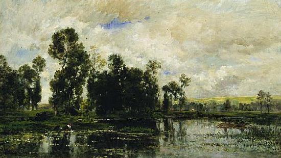 Charles Francois Daubigny The Edge of the Pond